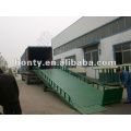 Rampa móvil de 12 toneladas para el puente de descarga de carga de contenedores para carretillas elevadoras